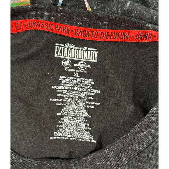 Universal Studios Graphic T-Shirt Jurassic Park ET Jaws Back To The Future XL - Picture 7 of 9